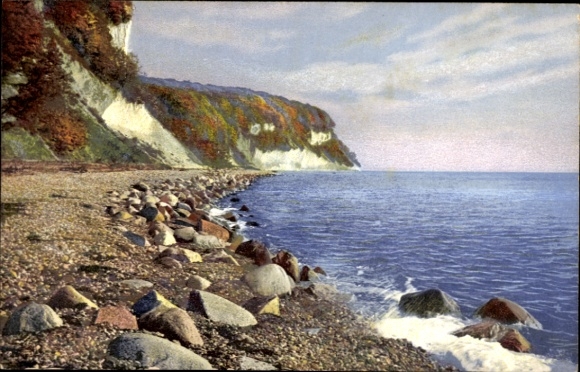 Postcard Island of Rügen, shore section