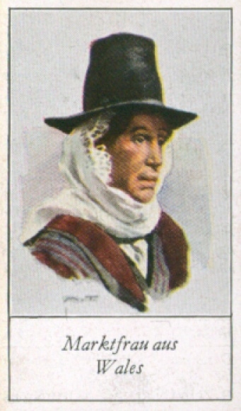 Collector's picture The peoples of Europe, a contribution to racial science, 106 market woman from Wales