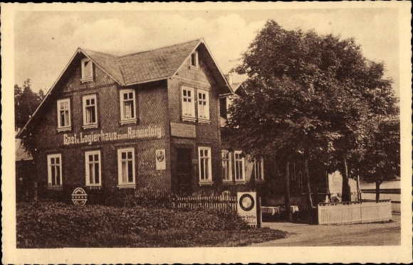 Postcard Schmiedefeld am Rennsteig Suhl, Inn zum Rennsteig
