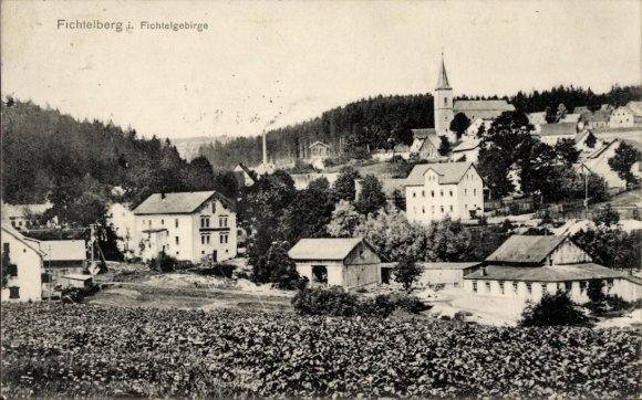 Postcard Fichtelberg in the Fichtelgebirge Upper Franconia, general view