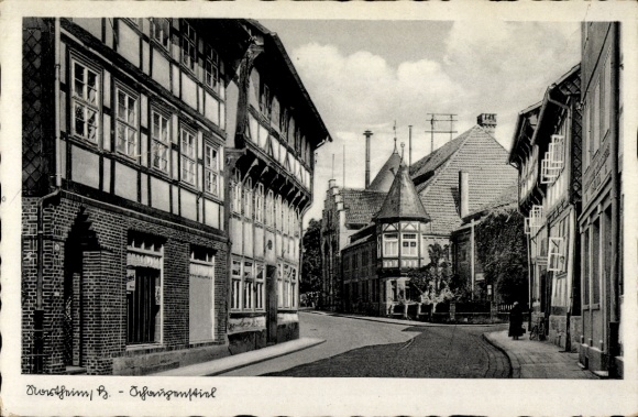 KP Northeim w Dolnej Saksonii, domy z muru pruskiego