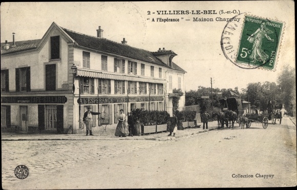 Ak Villiers-le-Bel Val-d´Oise, Maison Chappuy, À L´Espérance