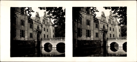Zdjęcie stereo Bergheim w dzielnicy Rhein Erft, zamek Frens