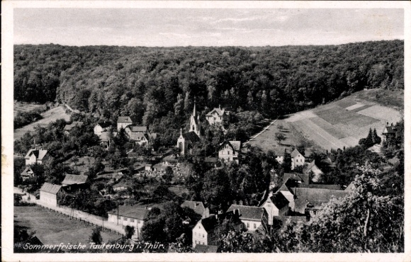 Postcard Tautenburg in Thuringia, general view