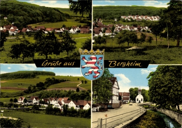 PC Bergheim Ortenberg in Hesse, town view