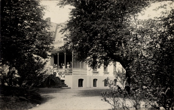 PC Hamburg Altona Ottensen, Friedensallee corner Moortwiete, Schwiems house, 1914
