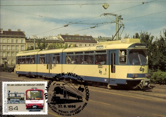 Wagon szynowy KP WLB seria 100, seria 101-1110, AG Wiedeńskich Kolei Lokalnych Badner Bahn