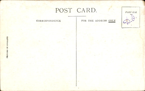 Postcard RMS Mauretania, Cunard Line, steamship at sea