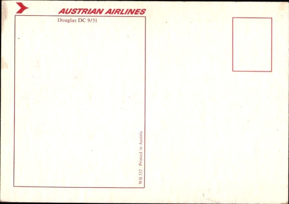 KP Austrian Airlines, Douglas DC 9 51, austriacki samolot pasażerski
