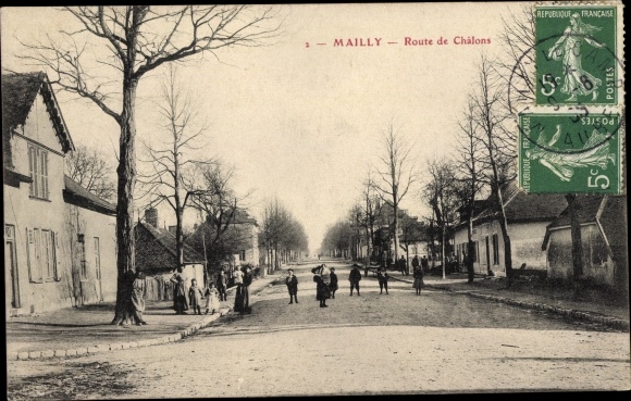 KP Mailly le Camp Aube, Route de Chalons