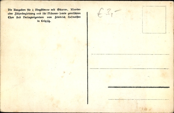 Song Postcard Günther, Anton, Da Draakschänk, Erzgebirgische Mundart No. 25, Dreckschänke Breitenbach