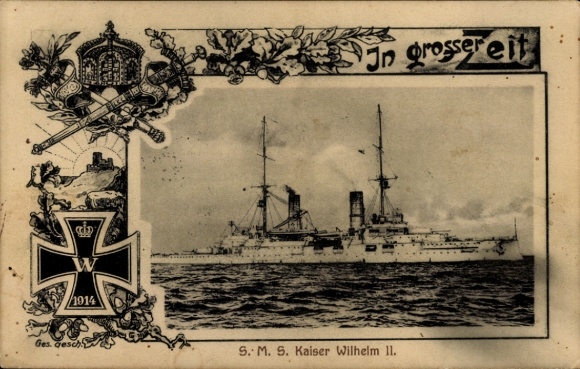 PC German warship, SMS Kaiser Wilhelm II., Iron Cross