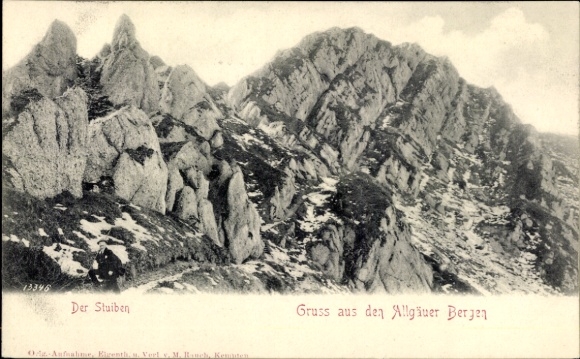 Ak Immenstadt im Allgäu Schwaben, Stuiben, Allgäu-gebergte