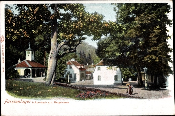PC Auerbach Bensheim on the Bergstraße Hessen, Fürstenlager, street section