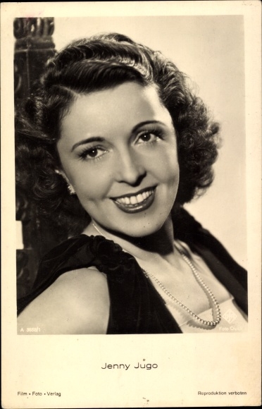 Postcard Actress Jenny Jugo, portrait