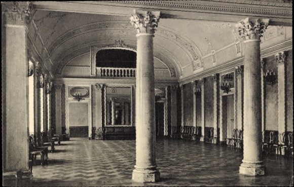 KP Meiningen w Turyngii, Pałac Książęcy, widok wewnętrzny, Sala Marmurowa
