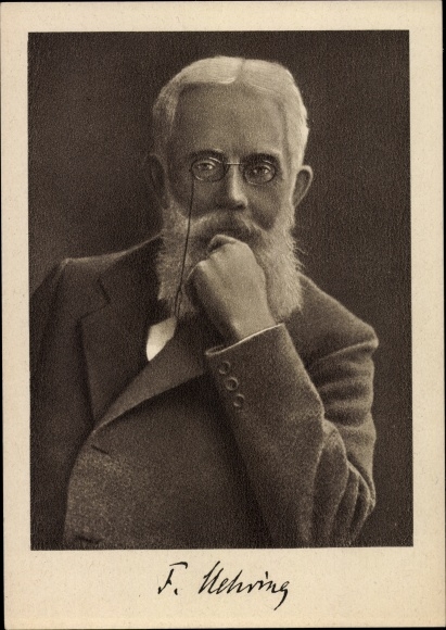 Postcard Franz Mehring, co-founder of the KPD, portrait