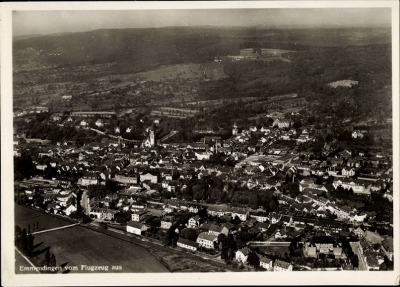 KP Emmendingen im Breisgau Baden, zdjęcie lotnicze