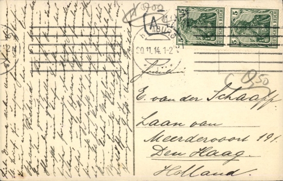 Postcard Mulhouse Mülhausen Alsace Haut Rhin, The night battle in Mulhouse on August 9, 1914.