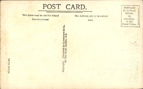 Artist Postcard Kinsella, EP, boy with cricket bat, game, sport