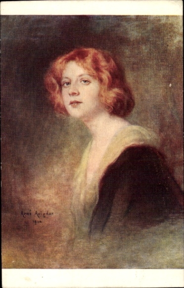 Künstler Ak Avigdor, R., Jeune fille