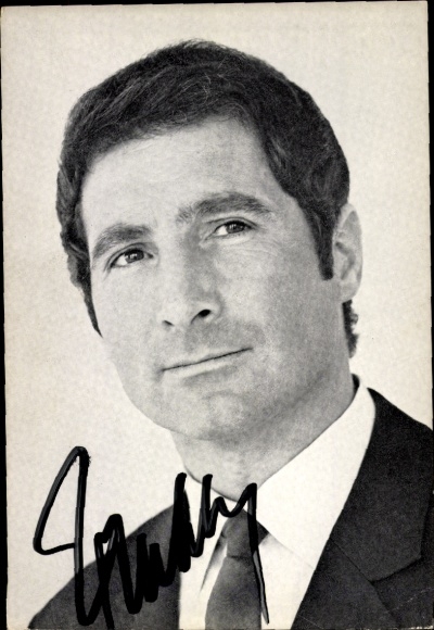 Postcard Actor, Singer, Freddy Quinn, Portrait, Autograph