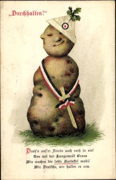 Postcard Persistence, Potato humanized, I. WW