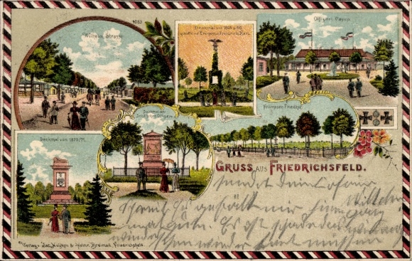 lito Friedrichsfeld Voerde nad Dolnym Renem, pomnik wojenny, mesa oficerska, cmentarz francuski