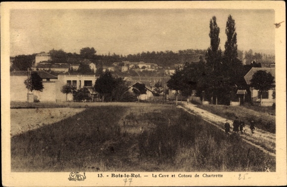 Postcard Bois le Roy Eure, La Cave, Coteau de Chartrette