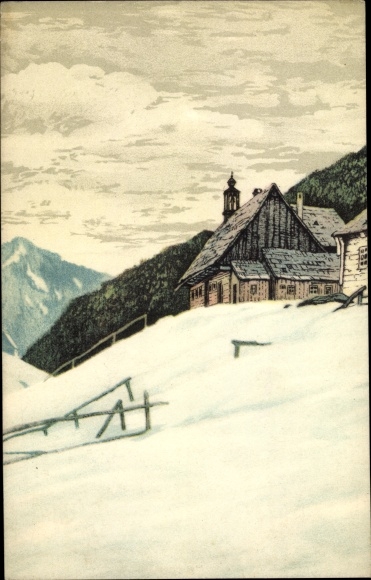 Artist PC Iwan, Friedrich, Lurtzgrund Silesia, bell house