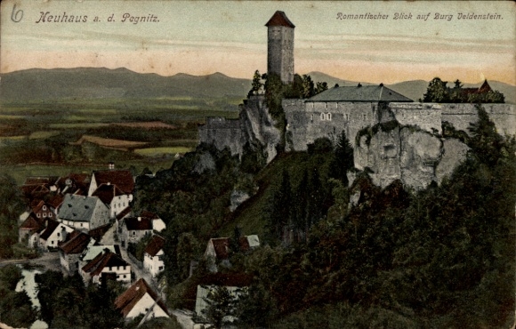 Ak Neuhaus an der Pegnitz Midden-Franken, Kasteel Veldenstein
