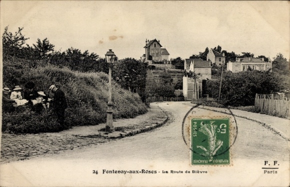 Postcard Fontenay aux Roses Hauts de Seine, Route de Bievre
