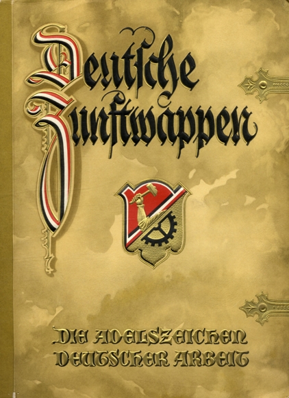 German guild coat of arms The aristocratic symbols of German work Collection picture album Aurelia cigarette factory, D