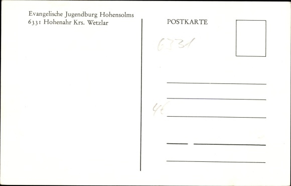 Artist PC Hohensolms Hohenahr in Hesse, Protestant youth castle Hohensolms
