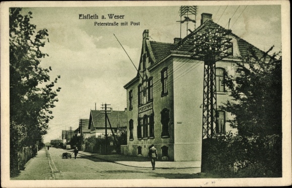 PC Elsfleth in the Oldenburger Land, Peterstrasse, Post
