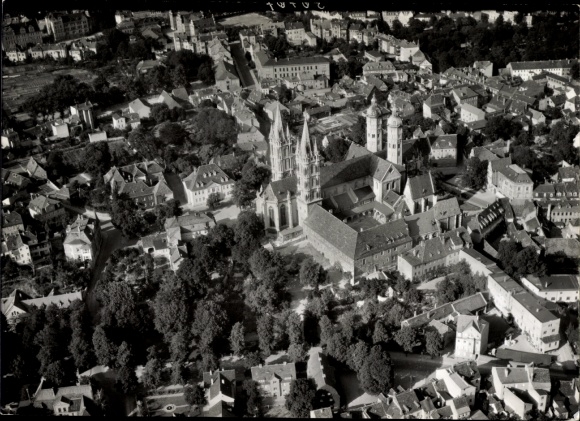 Foto Naumburg an der Saale, Fliegeraufnahme, Dom