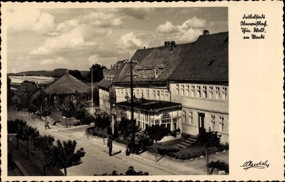 Ak Oberweißbach im Weißbachtal Thüringen, Am Markt