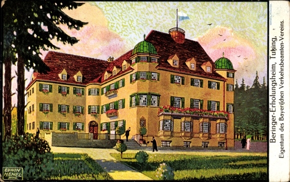 Artist PC Henel, Edwin, Tutzing in Upper Bavaria, Beringer convalescent home