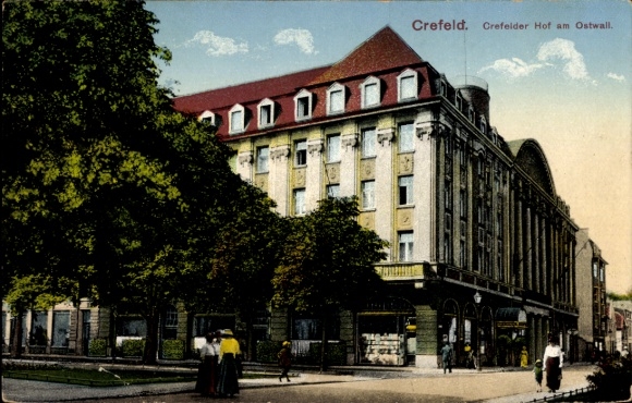 Ak Krefeld, Krefeder Hof am Ostwall