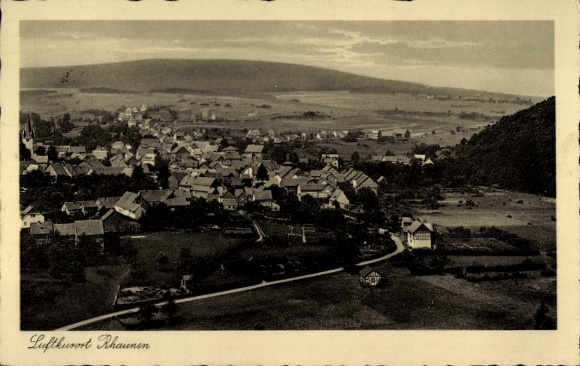 Postcard Rhaunen in the Hunsrück, total view