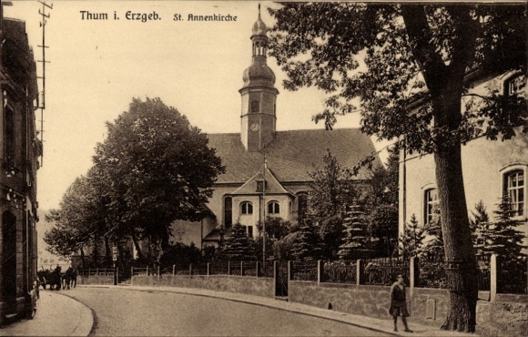Ak Thum im Erzgebirge Sachsen, St. Annenkirche