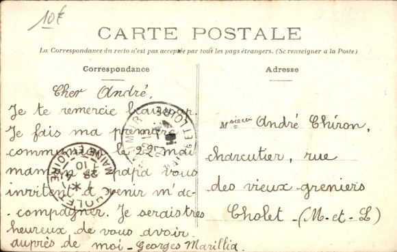 PC Saumur Maine et Loire, Rue Dacier