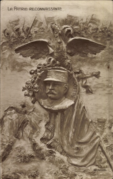 Postcard La Patrie Reconnaissante, General Joffre