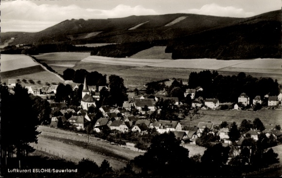 Postcard Eslohe in Sauerland, general view
