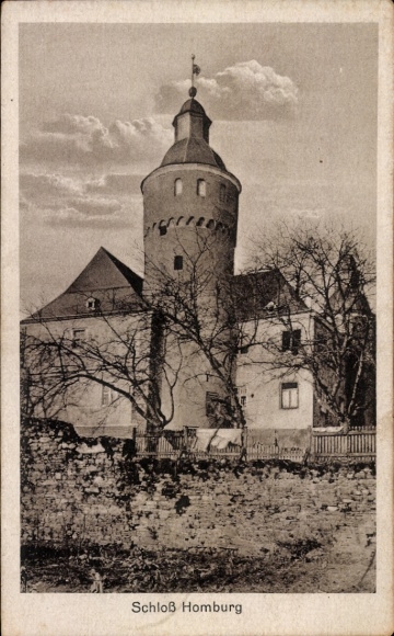 Postcard Nümbrecht, Homburg Castle.