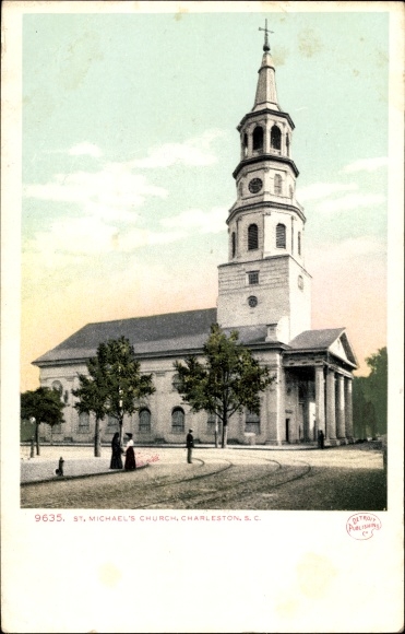 Ak Charleston Zuid-Carolina de V.S., St. Michaels Kerk