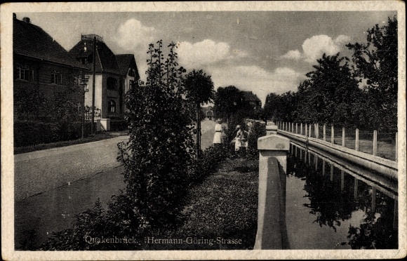 Ak Quakenbrück in Niedersachsen, Hermann Göring Straße