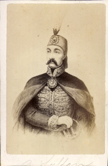 CdV Abdülaziz, Ottoman Sultan, portrait