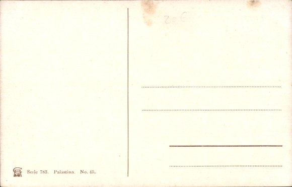 Artist Postcard Perlberg, F., Jerusalem Israel, Calvary Church