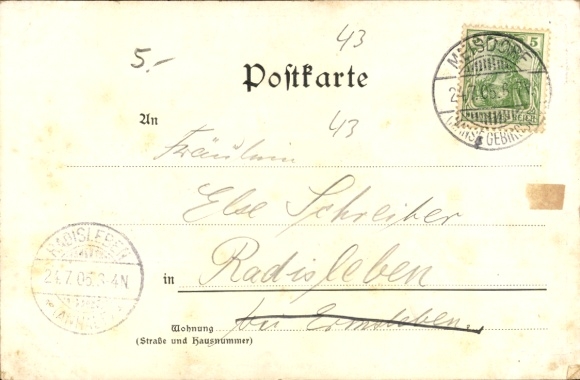 Artist Postcard Bahndorf, Heribert, Falkenstein in the Harz, Falkenstein Castle, Hotel zum Falken